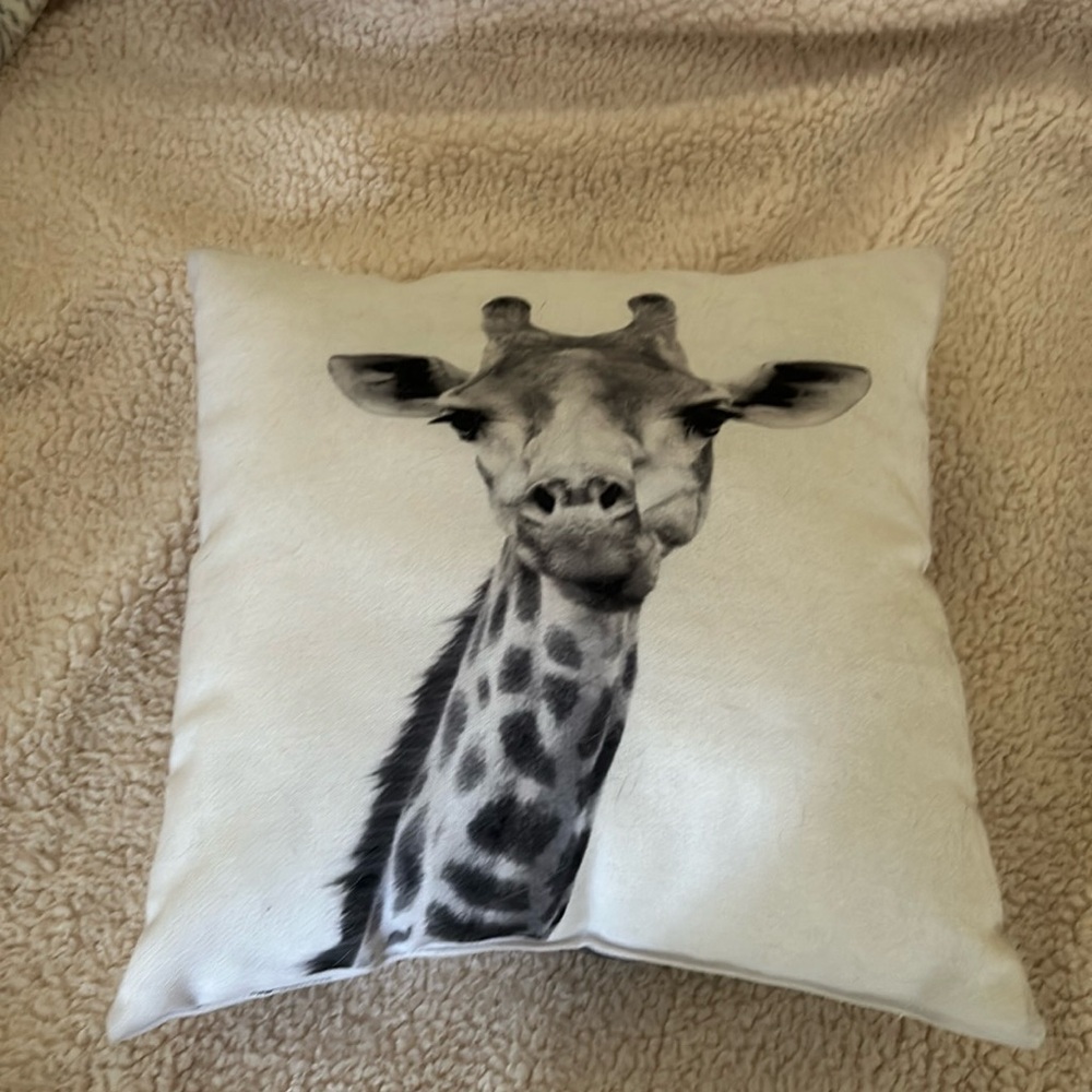 Giraffe Throw Pillow